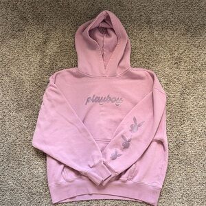 Playboy Wish You Were Here Lavender Hoodie